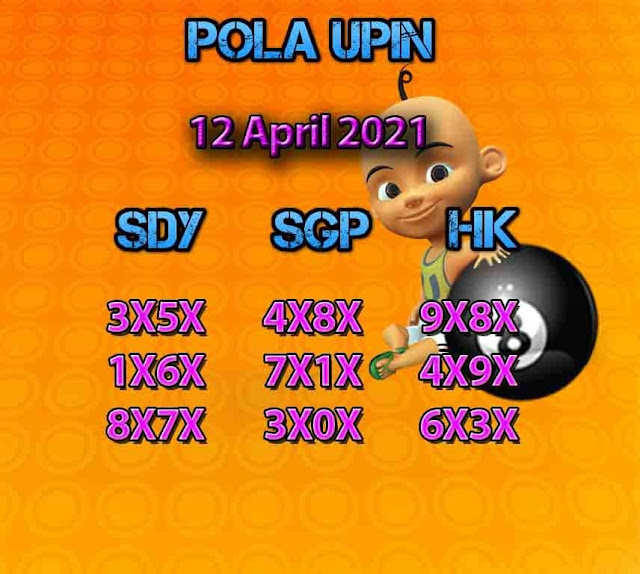 Syair HK Upin 12 April 2021